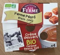 Crème dessert caramel beurre salé