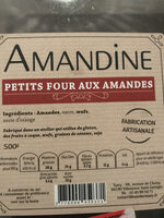 Petits four aux amandes