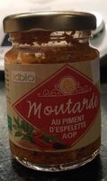 Moutarde piment d’espelette