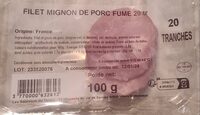 Filet mignon de porc fumé