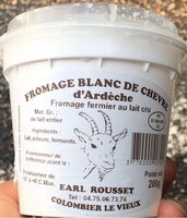 Fromage blanc de chèvre d’Ardèche