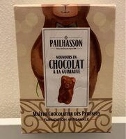 Nounours en chocolat à la guimauve