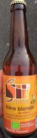 Bière blonde au miel