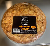 Tarte amandine à l'orange confite