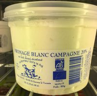Fromage blanc campagne 20%