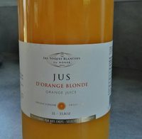 Jus d'orange blonde