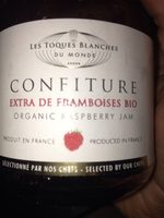 Confiture extra de framboises bio
