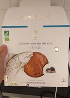 Saumon fumé bio d’ecosse à la truffe