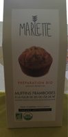 Muffins framboises a la fleur de sel de l'ile de ré