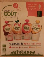 Gourdes de Fruits - Pomme Gala - Poire Williams - Mangue - Banane