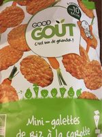 Mini-Galettes de Riz à la Carotte