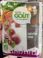 Navets Carotte Veau-Good Gout-220g