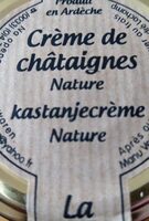 Crème de châtaignes