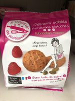 Delicieux sablés Framboises, pistaches