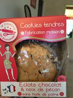 Tendres cookies choco-pecan x4