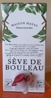 Sève de Bouleau pure bio
