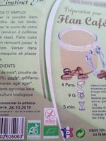 Préparation pour flan café