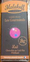 Carrés delice les gourmands chocolat au lait
