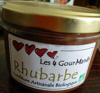 Rhubarbe Confiture Artisanale Biologique