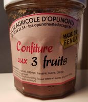 Confiture aux trois fruits