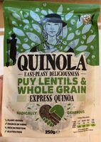 Puy lentils and whole grain quinoa