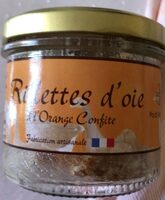 Rillettes d’oie à l’orange congite