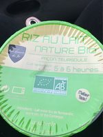 Dessert bio Riz au lait nature