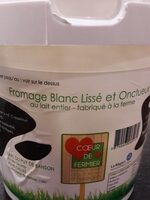 Fromage blanc lissé et onctueux