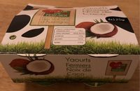 Yaourts Fermiers Noix de Coco