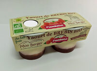 Yaourt au lait de brebis bio Framboises