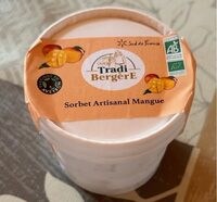 Sorbet artisanal mangue