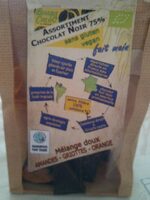 Assortiment chocolat noir 75%