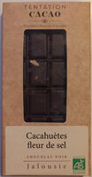 Chocolat noir cacahuètes fleur de sel