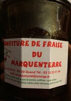 Confiture de fraise du marquenterre