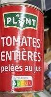 Tomates entières pelées au jus