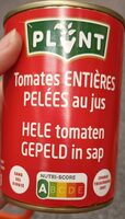 Tomates pelées entières au jus