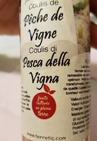 Coulis de pêche de vigne