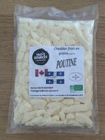 Cheddar frais en grains pour la poutine