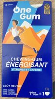 Chewing-gum energisant