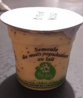 Semoule de maïs population au lait