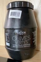 Olives vertes a l’huile d’olive vierge extra