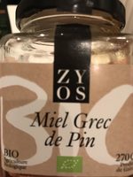 Miel grec de pin