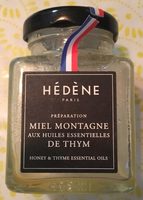 Préparation miel montagne aux huiles essentielles de thym
