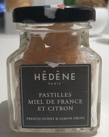 Pastille miel de france et citron