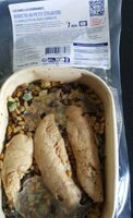 Risotto au petit épeautre et aiguillettes de poulet