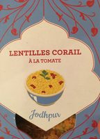 Lentille corail a la tomate