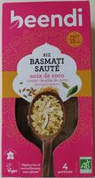 Riz basmati sauté noix de coco