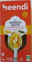 Riz basmati sauté gingembre & curcuma