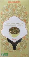 Lentilles vertes bousuet garni et carottes