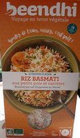 Riz basmati aux petits pois et carottes